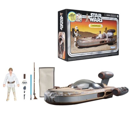 Star Wars Landspeeder de Luke Skywalker, figurine de 9,5 cm et véhic