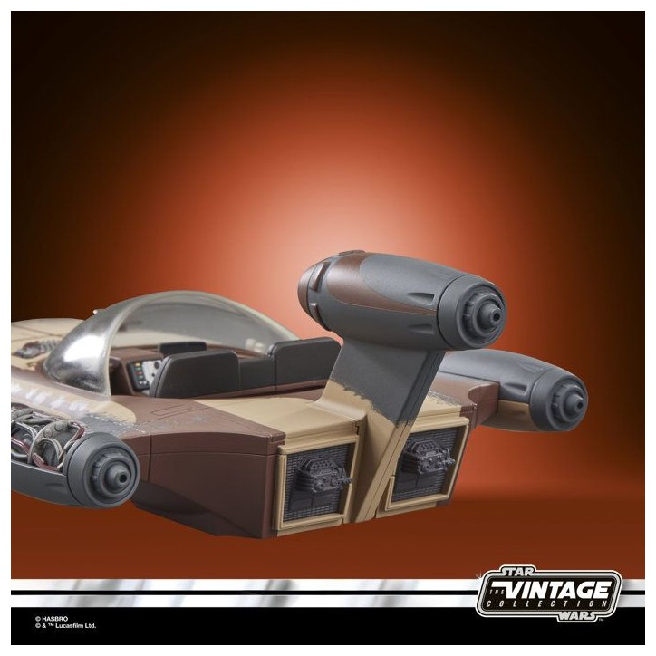 Star Wars Landspeeder de Luke Skywalker, figurine de 9,5 cm et véhicule de collection, The Vintage Collection Star Wars : Un