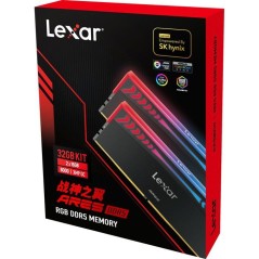 Barrette Mémoire - LEXAR Ares - DDR5 8000 - CL38 1.45 V - 32 Go (2x 1