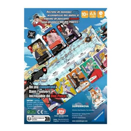 One Piece Nakama Jeu de société Famille - RAVENSBURGER - Bleu - Des 10 ans