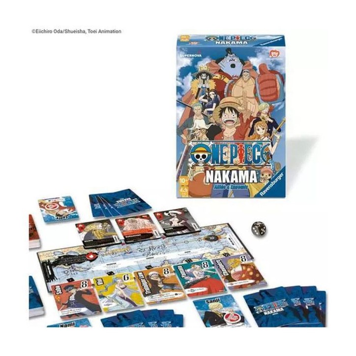 One Piece Nakama Jeu de société Famille - RAVENSBURGER - Bleu - Des 10 ans One Piece Nakama Jeu de société Famille - RAVENSBURGER - Bleu - Des 10 ans