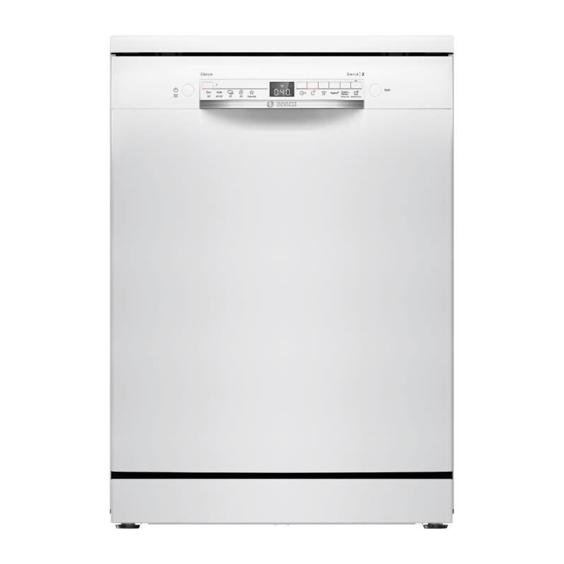Lave-vaisselle pose libre BOSCH SER2 SMS2HTW03F - 13 couverts - Induct