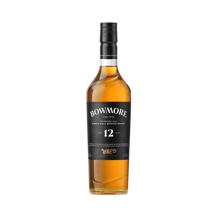 Bowmore - 12 ans - Islay Single Malt Scotch Whisky - Tourbé avec étui 40,0% Vol. - 70cl