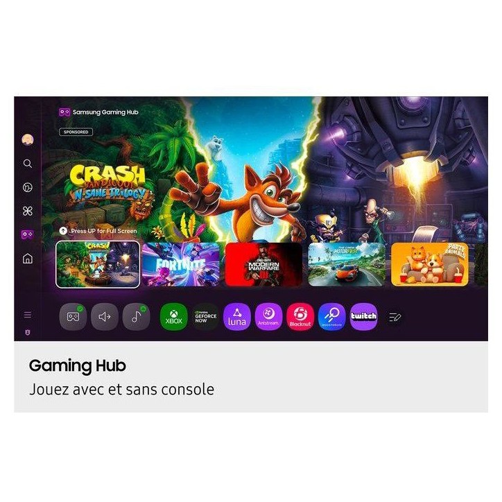 Samsung 85Q6F - TV QLED 85 (215 cm) - 4K UHD 3840x2160 - HDR10+ - Smart TV - Gaming Hub - 3xHDMI - WiFi
