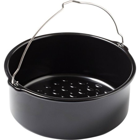 Plat rond avec anse - PYREX - Glide 20x19 cm - anti-adhésif - air fry