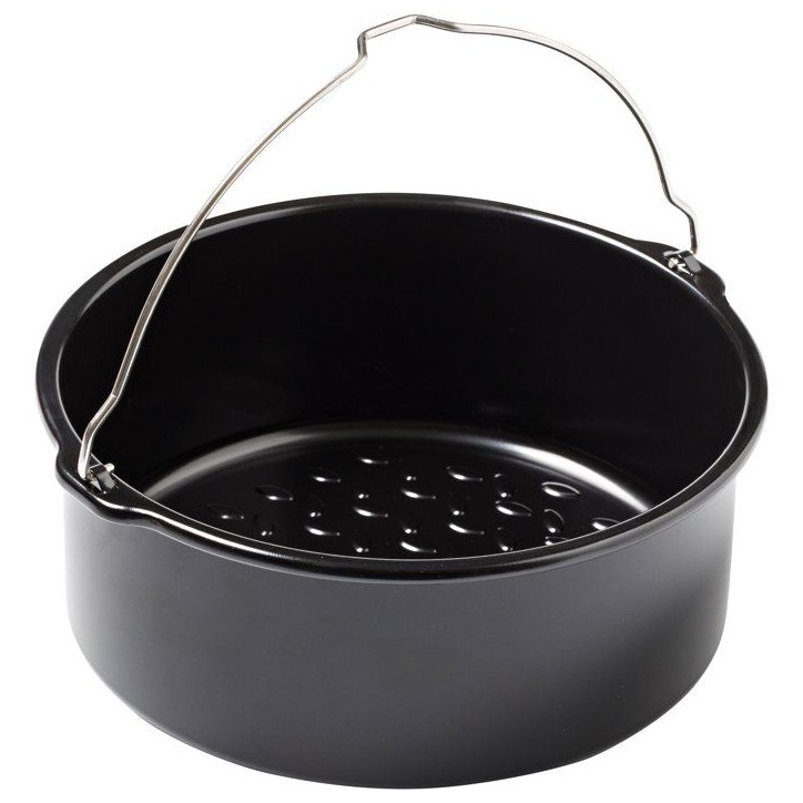 Plat rond avec anse - PYREX - Glide 20x19 cm - anti-adhésif - air fryer - sans PFAS Plat rond avec anse - PYREX - Glide 20x19 cm - anti-adhésif - air fryer - sans PFAS
