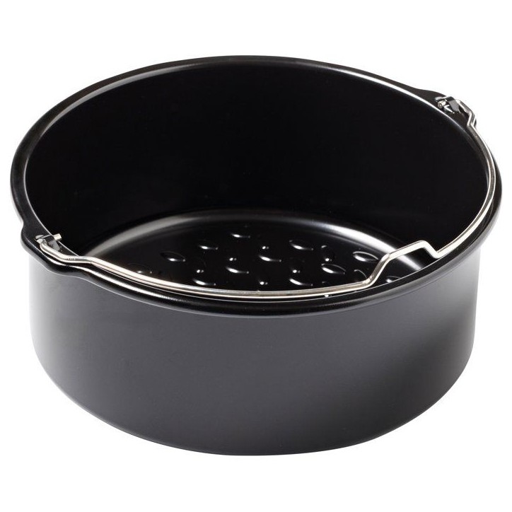 Plat rond avec anse - PYREX - Glide 20x19 cm - anti-adhésif - air fryer - sans PFAS Plat rond avec anse - PYREX - Glide 20x19 cm - anti-adhésif - air fryer - sans PFAS