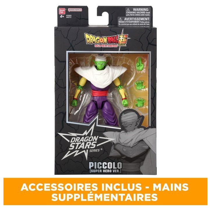 Bandai - Dragon Ball Super Super Hero - Figurine Dragon Star 17 cm - Piccolo - 40721 Bandai - Dragon Ball Super Super Hero - Figurine Dragon Star 17 cm - Piccolo - 40721