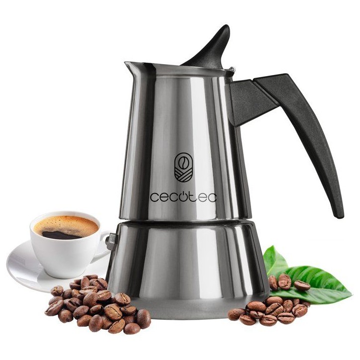Cafetiere italienne - CECOTEC - Piccolina 900 - 10 tasses - 450 ml - Compatible induction Cafetiere italienne - CECOTEC - Piccolina 900 - 10 tasses - 450 ml - Compatible induction