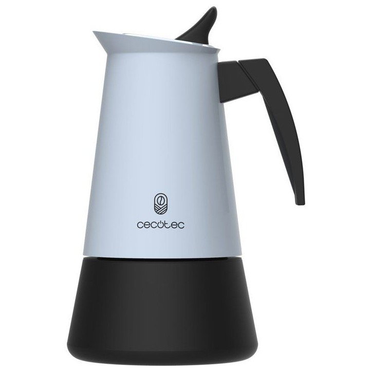 Cafetiere italienne - CECOTEC - Piccolina 600 Blue - 6 tasses - 300 ml - Compatible induction