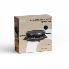 Raclette - ONLI - ON1020N - 6 personnes - grill