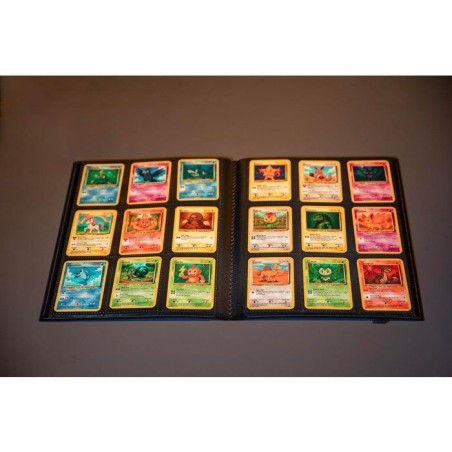 Album 360 cartes a collectionner - Konix - 9 pochettes 63 x 88 mm par page - Compatible Magic The Gathering, Pokémon, Yu-Gi-Oh!