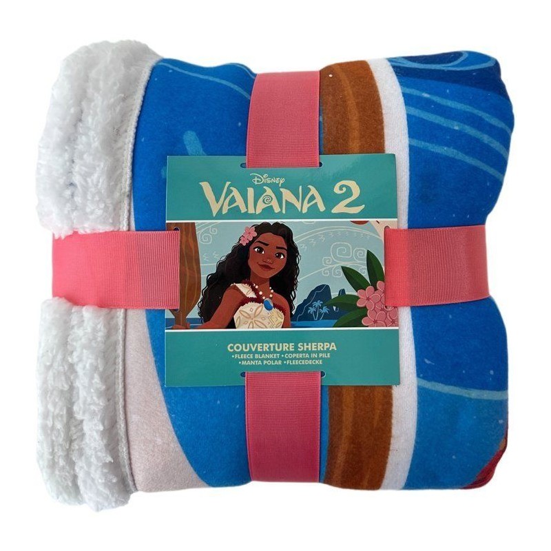 Plaid Sherpa - DISNEY VAIANA - 100 x 150 cm