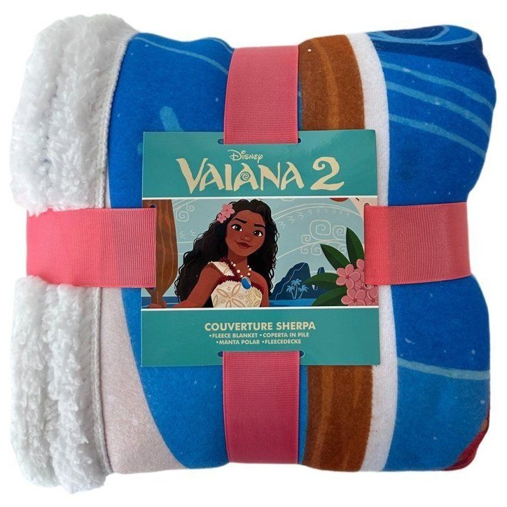 Plaid Sherpa - DISNEY VAIANA - 100 x 150 cm