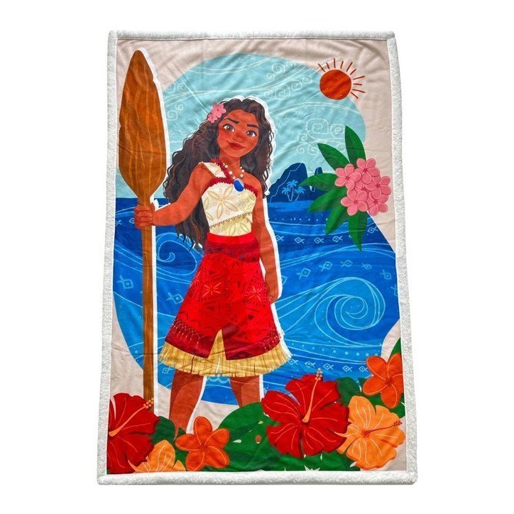 Plaid Sherpa - DISNEY VAIANA - 100 x 150 cm