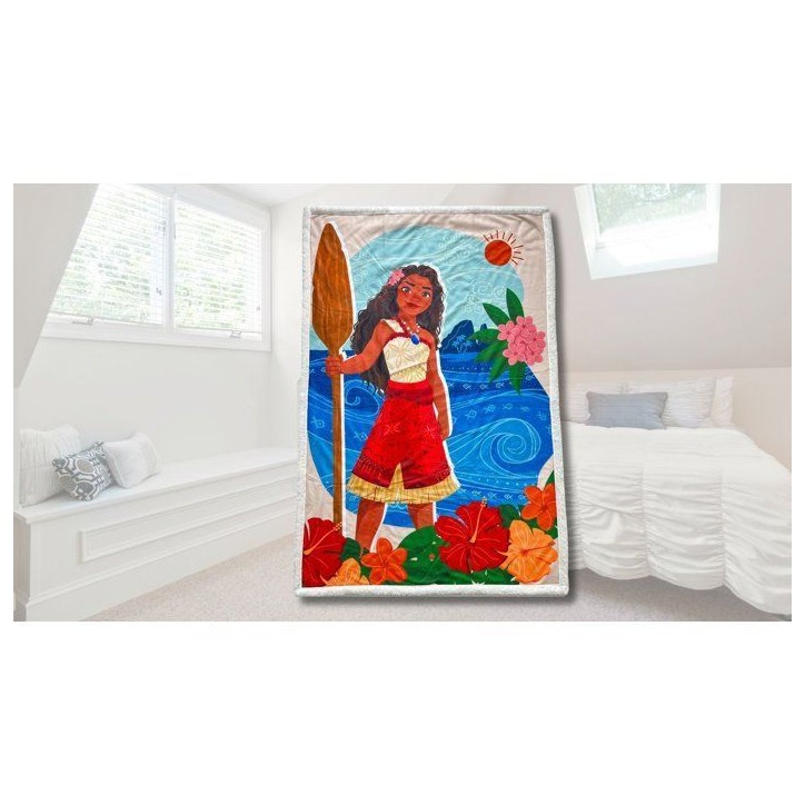 Plaid Sherpa - DISNEY VAIANA - 100 x 150 cm