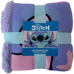 Plaid Sherpa - DISNEY STITCH - Always Sunshine - 100 x 150 cm