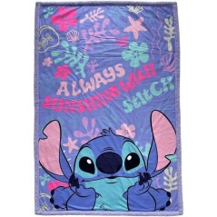 Plaid Sherpa - DISNEY STITCH - Always Sunshine - 100 x 150 cm