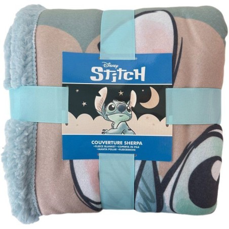 Plaid Sherpa - DISNEY STITCH - Little dreamer - 100 x 150 cm