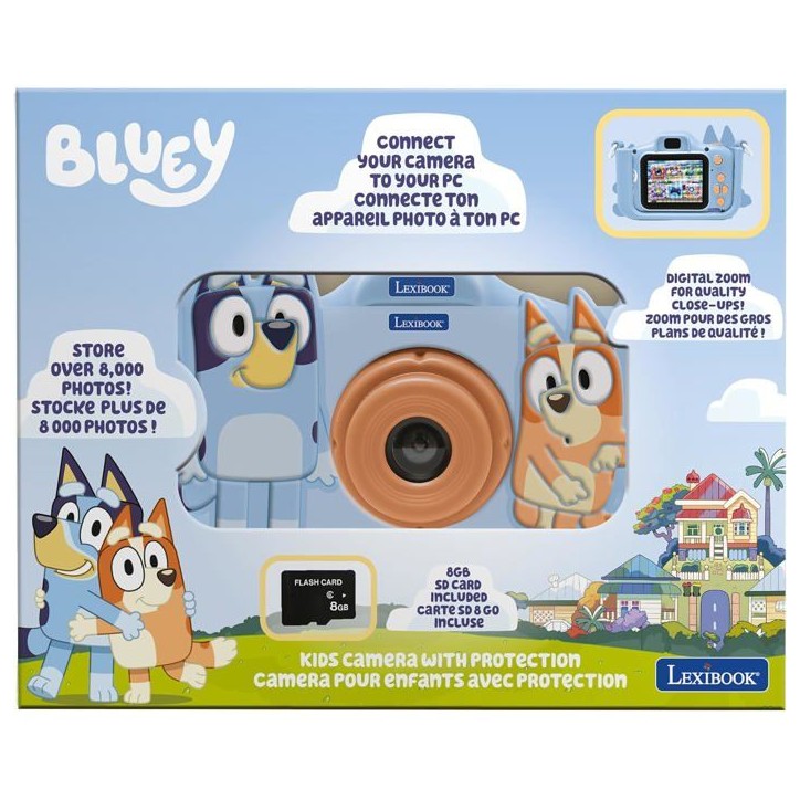 LEXIBOOK - Camera pour enfants avec protection Bluey LEXIBOOK - Camera pour enfants avec protection Bluey