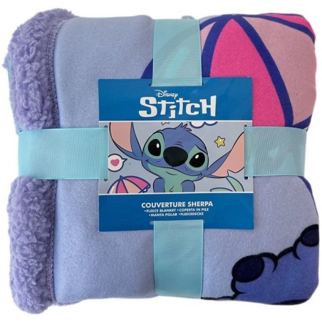 Plaid Sherpa - DISNEY STITCH - Holidays - 100 x 150 cm