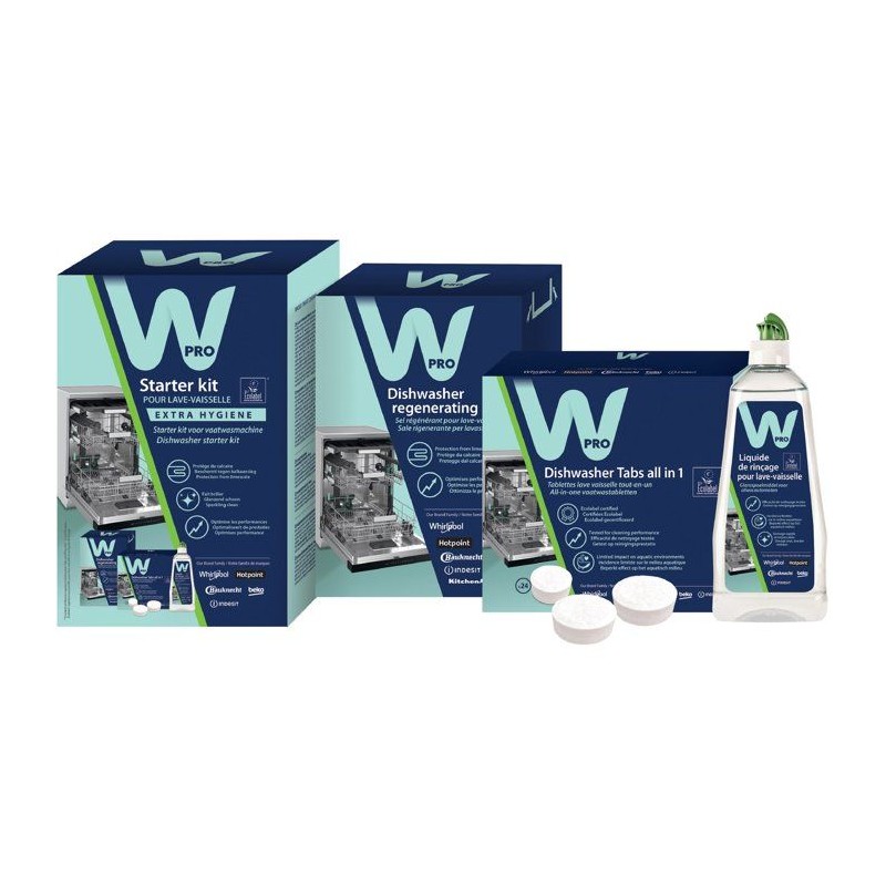Kit démarrage lave-vaisselle - WPRO - KDW025 - Solution complete - 3