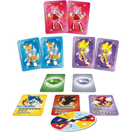 Sonic Sac a Dos Jeux de Cartes - Jeux de voyage - LISCIANI - Sac a dos