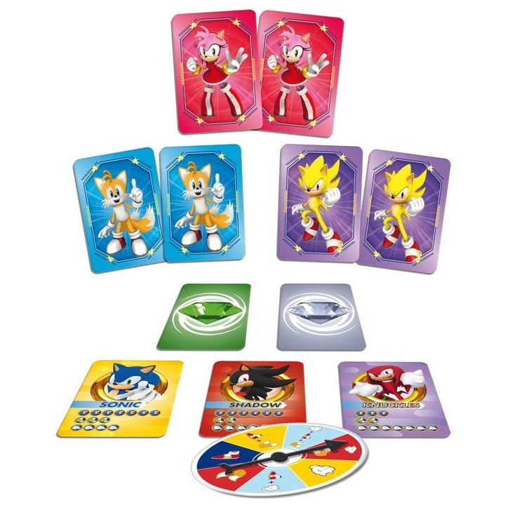 Sonic Sac a Dos Jeux de Cartes - Jeux de voyage - LISCIANI - Sac a dos inclus
