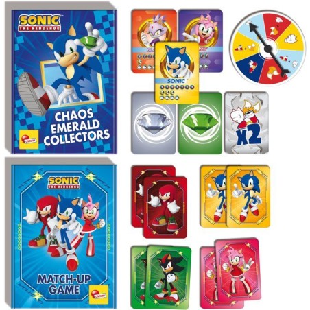 Sonic Sac a Dos Jeux de Cartes - Jeux de voyage - LISCIANI - Sac a dos inclus
