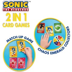 Sonic Sac a Dos Jeux de Cartes - Jeux de voyage - LISCIANI - Sac a dos