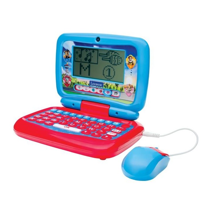 Ordinateur éducatif - La Pat' Patrouille - 100 activités - Français/Anglais - Clavier réaliste Ordinateur éducatif - La Pat' Patrouille - 100 activités - Français/Anglais - Clavier réaliste
