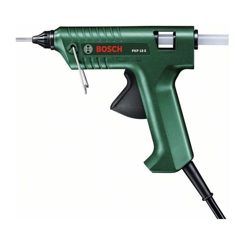 Pistolet a colle BOSCH - PKP 18 E - Electrique - 7 min - Vert et noir Pistolet a colle BOSCH - PKP 18 E - Electrique - 7 min - Vert et noir