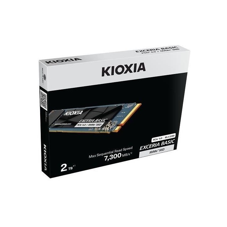 KIOXIA - EXCERIA BASIC - Disque dur interne - 1 To - SSD NVMe 2.0d KIOXIA - EXCERIA BASIC - Disque dur interne - 1 To - SSD NVMe 2.0d