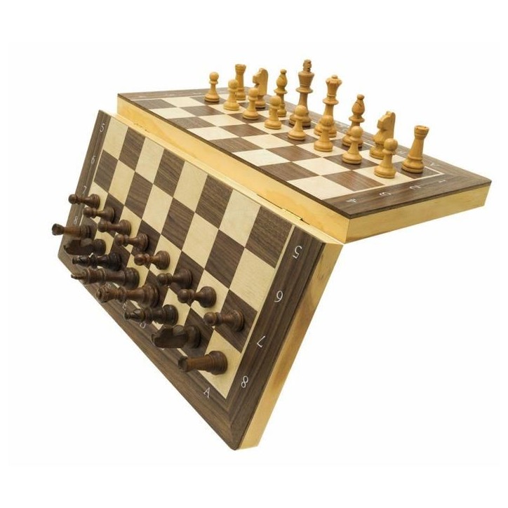 Jeu d'échecs magnétique en bois pliable - Lexibook - Chessman Géant Pro - Des 7 ans - Jeu en famille Jeu d'échecs magnétique en bois pliable - Lexibook - Chessman Géant Pro - Des 7 ans - Jeu en famille