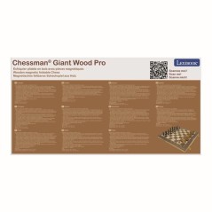 Jeu d'échecs magnétique en bois pliable - Lexibook - Chessman Géant