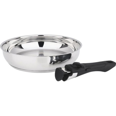 Poeles - BAUMALU - Comete - Set 2 pieces - 24 et 28 cm - Manche amovible