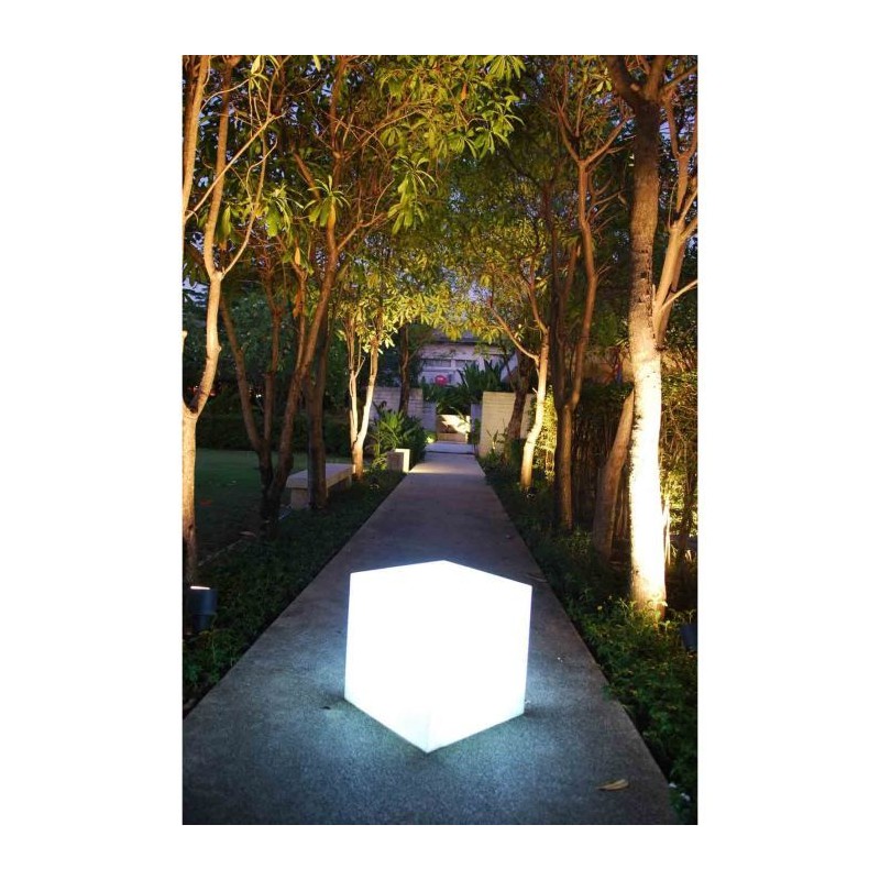 Cube lumineux tabouret filaire pour extérieur LED - LUMISKY - Carry W Cube lumineux tabouret filaire pour extérieur LED - LUMISKY - Carry W