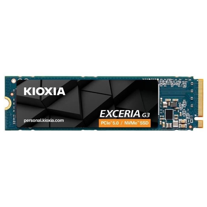 KIOXIA - EXCERIA G3 - Disque dur interne - 2 To - SSD NVMe 2.0c KIOXIA - EXCERIA G3 - Disque dur interne - 2 To - SSD NVMe 2.0c