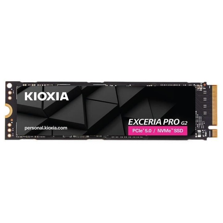 KIOXIA - EXCERIA PRO G2 - Disque dur interne - 1 To- SSD NVMe 2.0d KIOXIA - EXCERIA PRO G2 - Disque dur interne - 1 To- SSD NVMe 2.0d