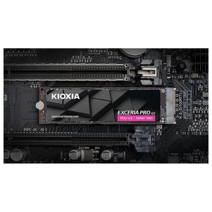 KIOXIA - EXCERIA PRO G2 - Disque dur interne - 1 To- SSD NVMe 2.0d KIOXIA - EXCERIA PRO G2 - Disque dur interne - 1 To- SSD NVMe 2.0d