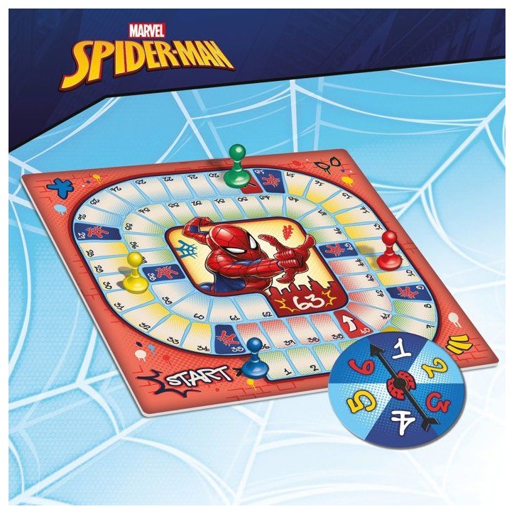 Spider-Man Sac a Dos Jeux de Voyage - Coffret jeux - LISCIANI - Sac a dos inclus