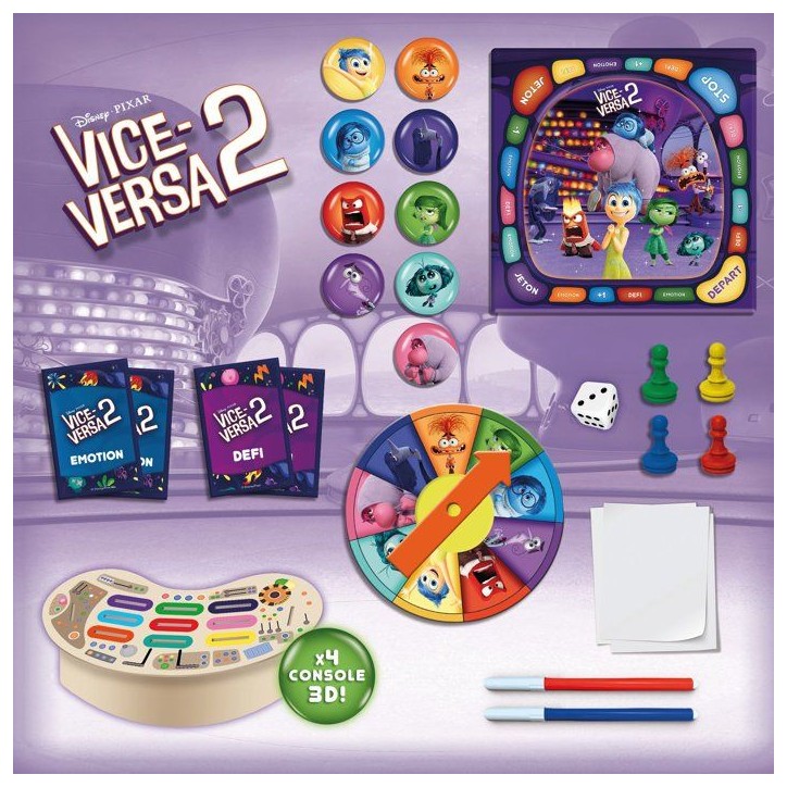 Vice-Versa 2 Le Jeu des Émotions - Jeu de société - LISCIANI - Émotions - Défis interactifs