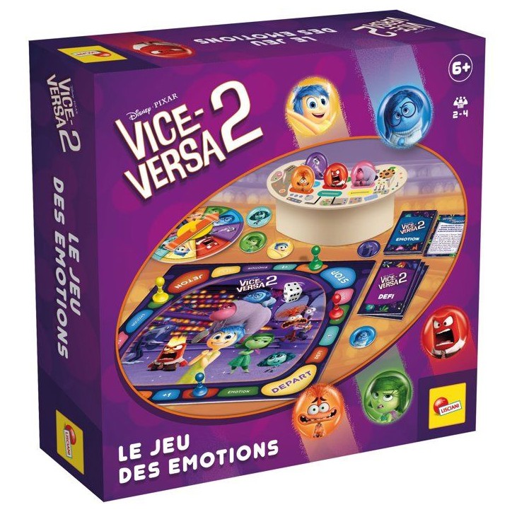 Vice-Versa 2 Le Jeu des Émotions - Jeu de société - LISCIANI - Émotions - Défis interactifs