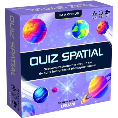 I'm Genius Quiz Spatial - Jeu éducatif - LISCIANI - Astronomie - Quiz