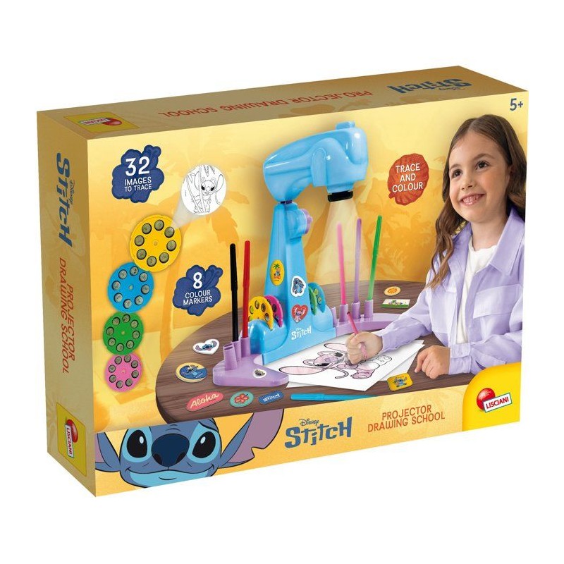 Projecteur de dessins avec accessoires - LISCIANI - Stitch - 32 images