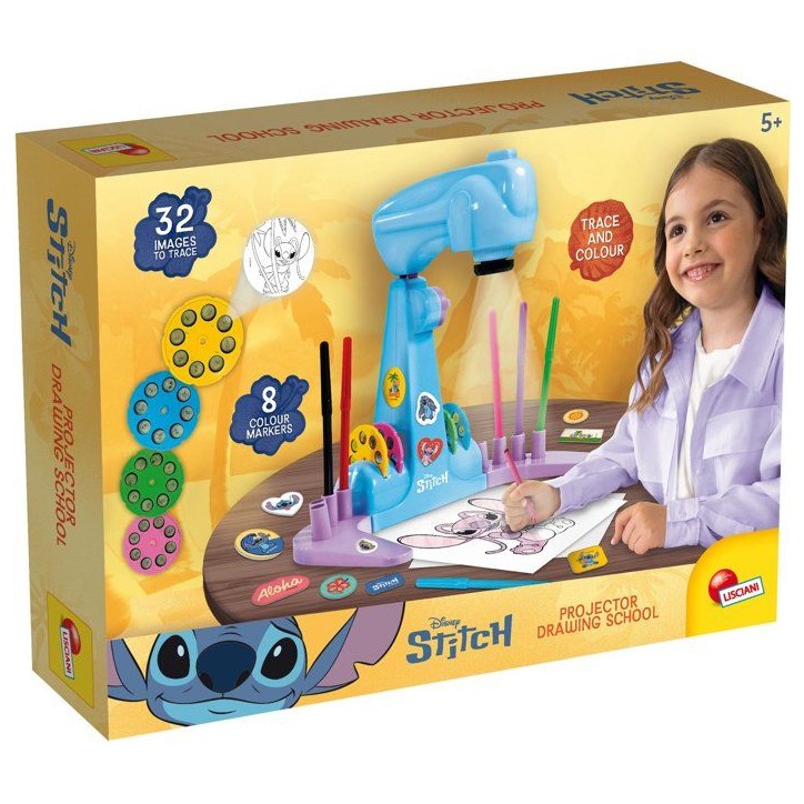 Projecteur de dessins avec accessoires - LISCIANI - Stitch - 32 images a tracer - Apprentissage du dessin Projecteur de dessins avec accessoires - LISCIANI - Stitch - 32 images a tracer - Apprentissage du dessin