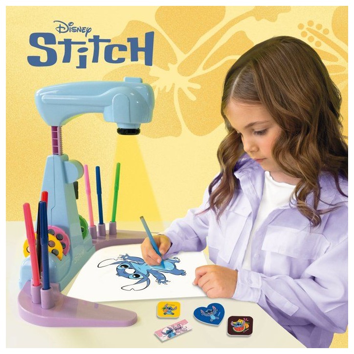 Projecteur de dessins avec accessoires - LISCIANI - Stitch - 32 images a tracer - Apprentissage du dessin Projecteur de dessins avec accessoires - LISCIANI - Stitch - 32 images a tracer - Apprentissage du dessin