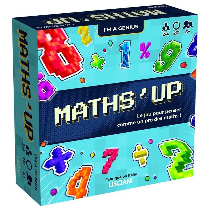 I'm Genius Maths'Up - Jeu éducatif de mathématiques - LISCIANI - Multiplications - Défis évolutifs I'm Genius Maths'Up - Jeu éducatif de mathématiques - LISCIANI - Multiplications - Défis évolutifs