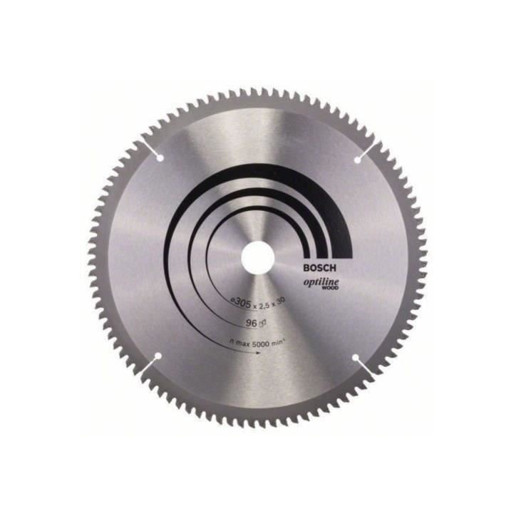 Lame de scie circulaire au carbure BOSCH 305 x 30 x 2,5 mm (96 dents) - Bois