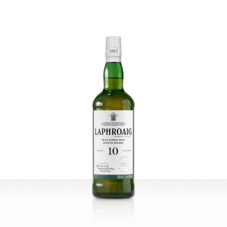 Laphroaig - 10 ans - Islay Single Malt Scotch Whisky avec Étui - 40,0% Vol. - 70cl